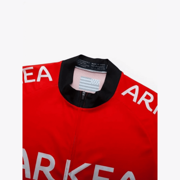 jersey ciclismo arkea rojo