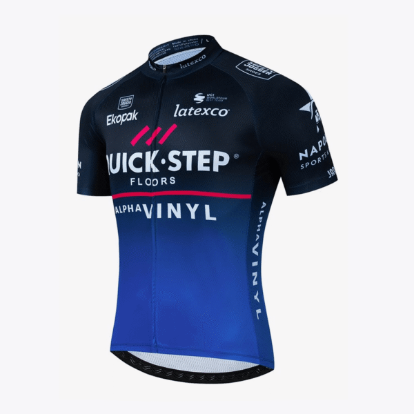 camiseta ciclismo quickstep azuloscuro