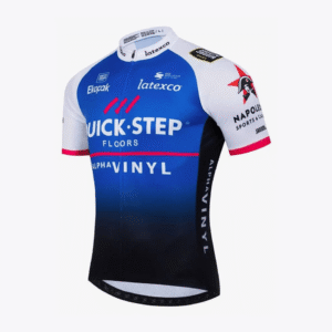 camiseta ciclismo quickstep azulino