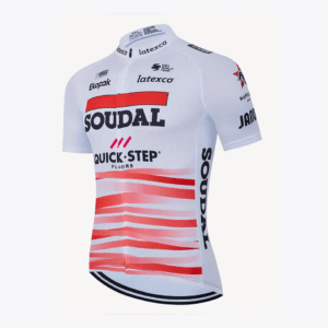 jersey ciclismo soudal blanco