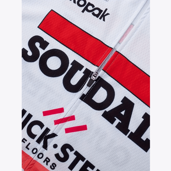 jersey ciclismo soudal blanco